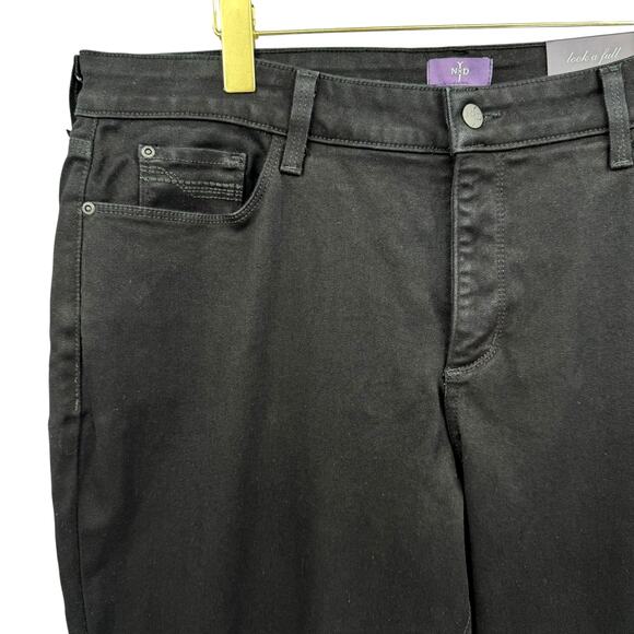 NYDJ Plus NWT Black Denim Legging Lift Tuck Technology High Rise Skinny Jeans - Picture 5 of 13